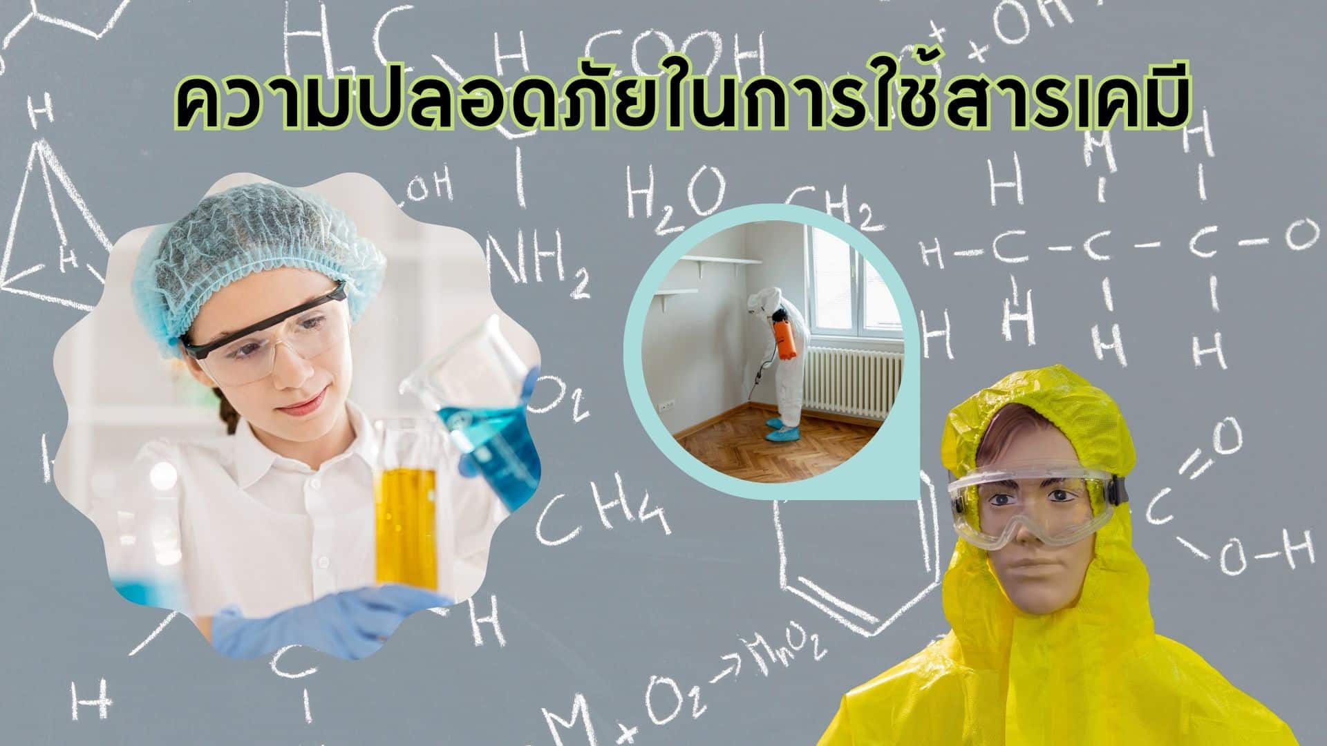 ความปลอดภัยในการใช้สารเคมี คู่มือความปลอดภัยในการปฏิบัติงานกับสารเคมี